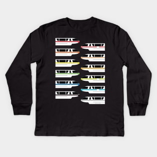 Monorail WDW Kids Long Sleeve T-Shirt